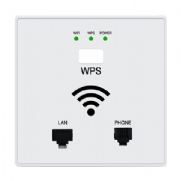 MP938 300Mbps in Wall Wireless Access Point with RJ45 RJ11