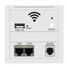 KY928 150Mbps in Wall Wireless Access Point with RJ45 RJ11 USB