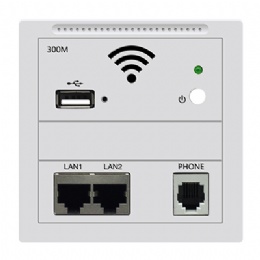 KY928 300Mbps in Wall Wireless Access Point with RJ45 RJ11 USB