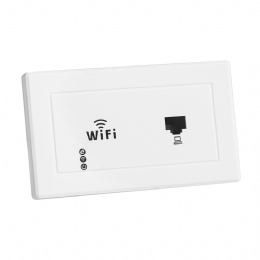 WPL1205 300Mbps 118 us standard Wall mount Wireless AP Access Point Socket WiFi Range Repeater Extender Router for hotel office rooms