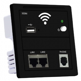 86-type 300Mbps In Wall AP Repeater smart Socket Router Access Point Wireless RJ11 220V 802.3AF PoE WiFi Extender USB Chargin