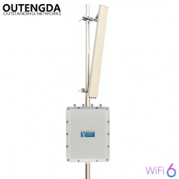 HW9563QP 802.11AX WIFI6 3600Mbps Outdoor wieless access point Dual band 2.4 5.8GHz outdoor POE router For farm outdoor IP67 waterproof AP Router